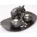 Tabletop Incense Burner Gifts & Decor Zen Thai Elephant with Candlelight Holder   